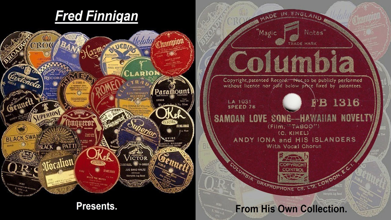 Andy Iona & His Islanders - Samoan Love Song(1936)