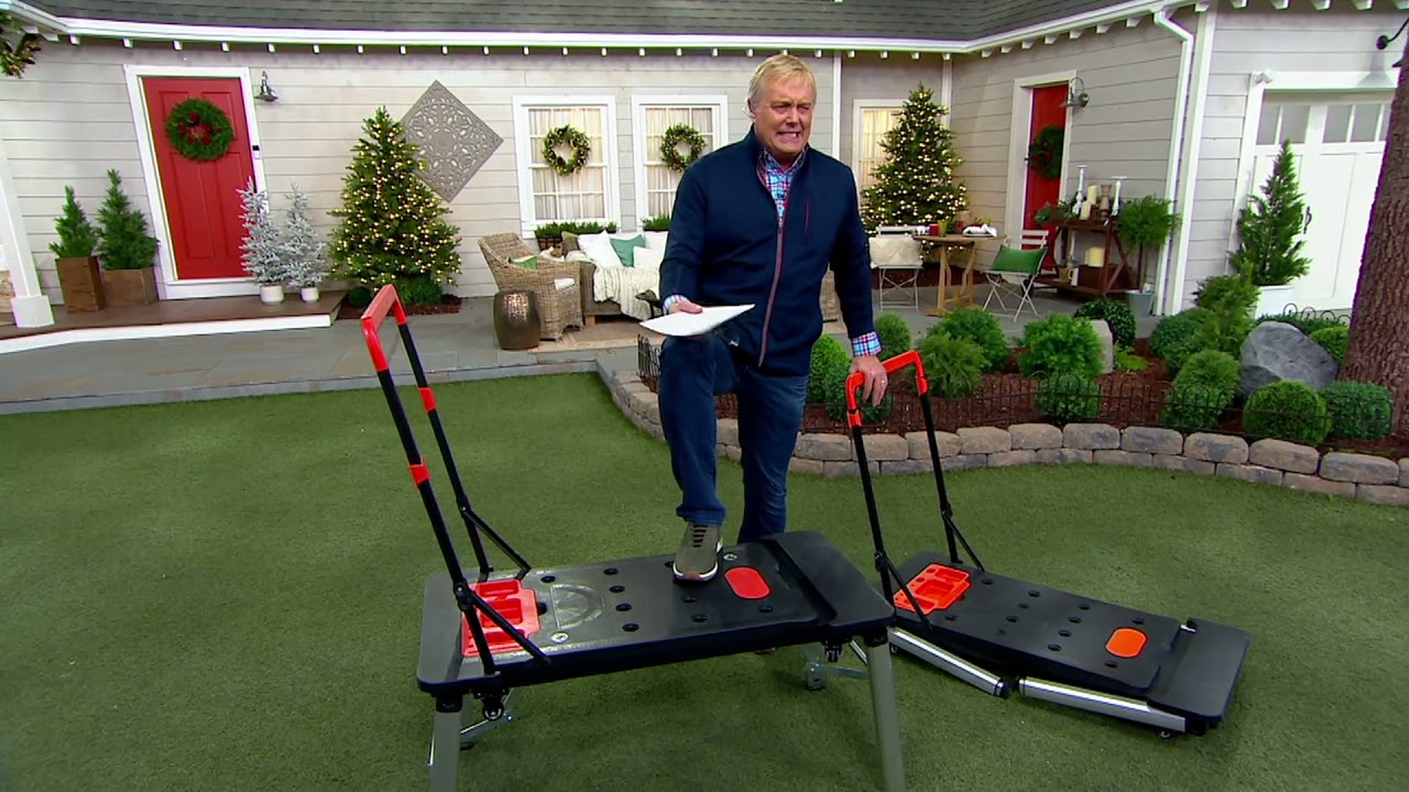 7-in-1 Work Bench, Platform, & Hand Truck w/ Power Center on QVC