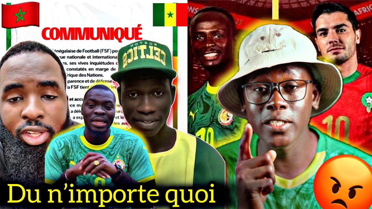 CAN 2025 :finale Sénégal contre Maroc les supporters Senegalais 😡
