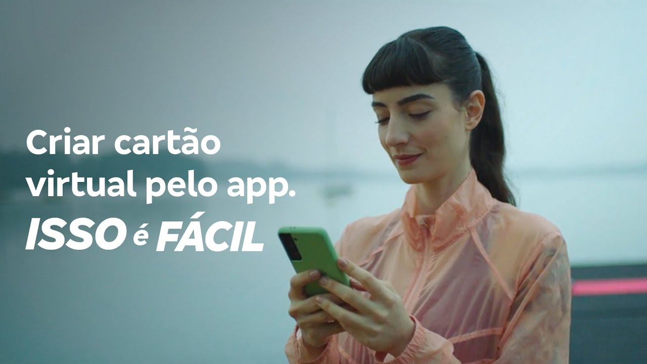 Cartão virtual pelo app.