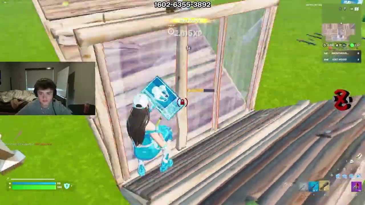 Higgs vs Peterbot 1v1 in Creative