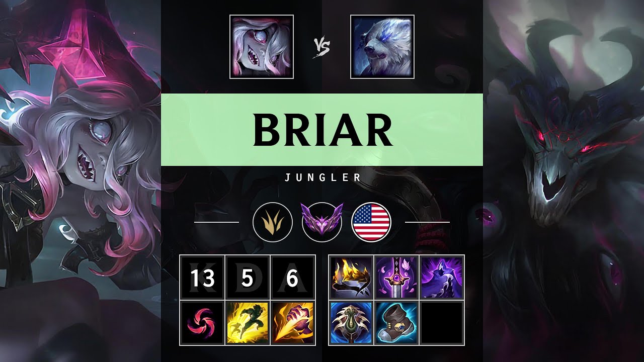 Briar Jungle vs Volibear: Dominating - NA Master Patch 14.24