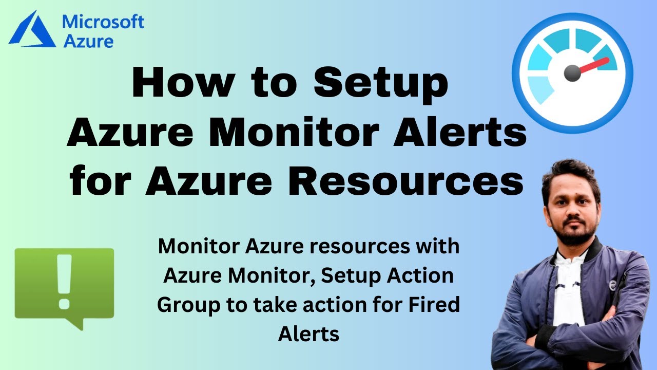 Как настроить оповещения Azure Monitor и группы действий для ресурсов Azure?