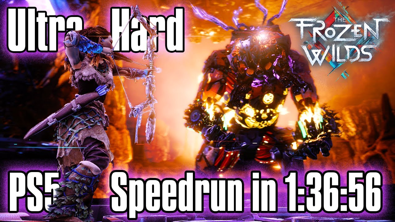 [Former World Record] Horizon Zero Dawn - Ultra Hard - The Frozen Wilds Speedrun 1:36:56 (Any%, PS5)