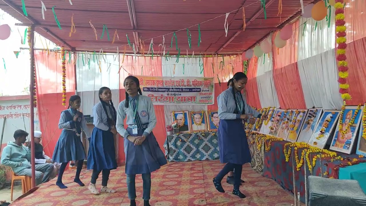 T.D. smarak inter College belhiya nasratpur Jaisinghmau Tarun Ayodhya independence day girls dance