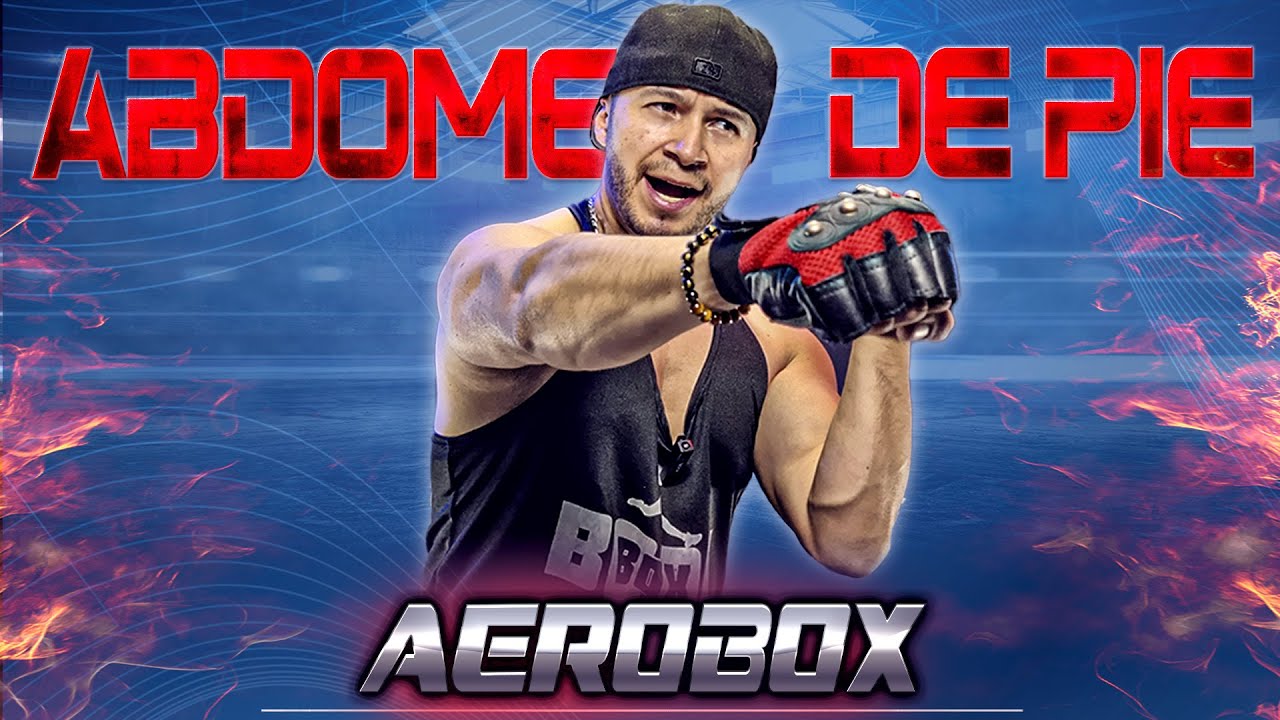 ABDOMINALES DE PIE con Aerobox🔥Ejercicio fácil para bajar de peso 3-5kgs