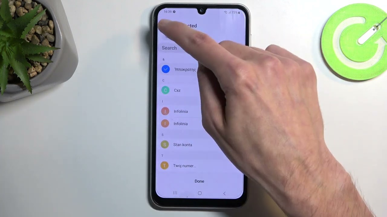 How to Copy Contacts on SAMSUNG Galaxy A24?