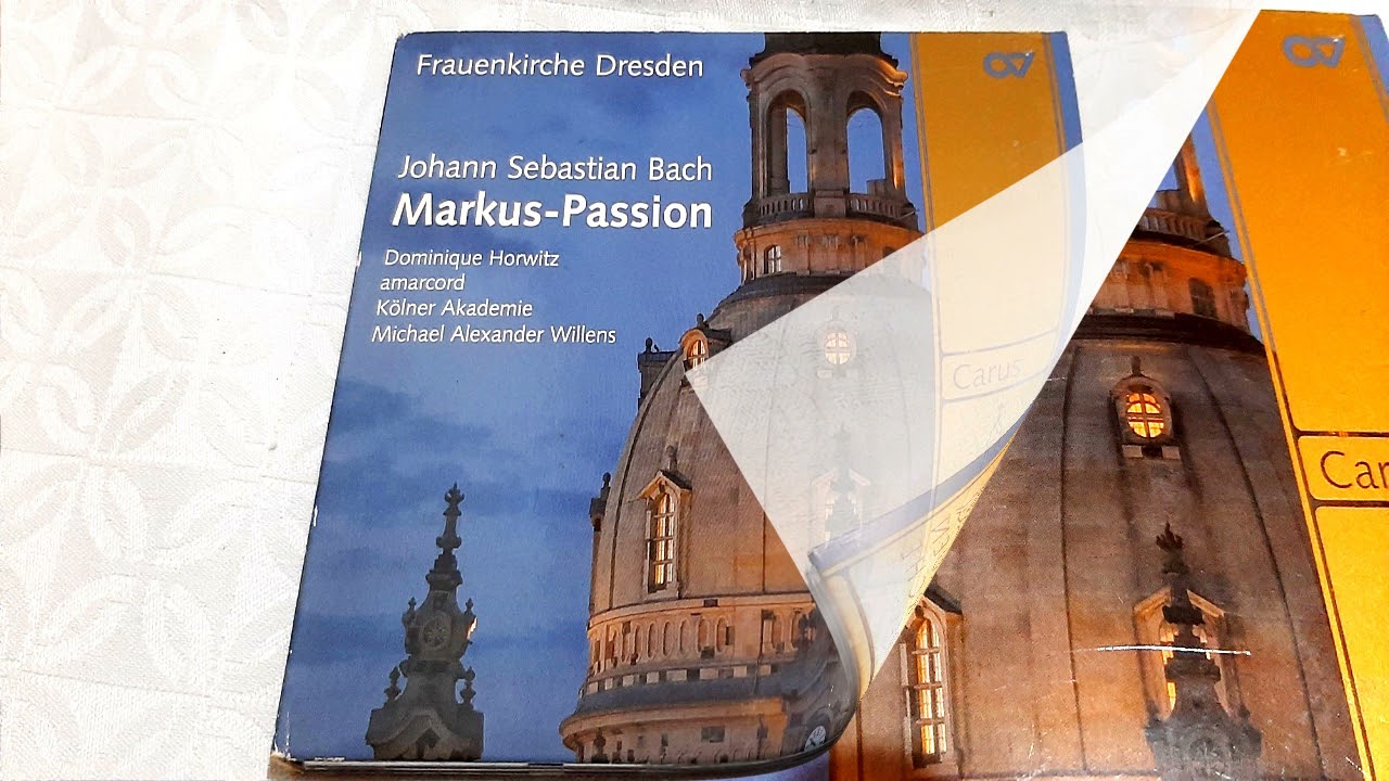 J. S. BACH - MARKUS PASSION - Chor: Geh, Jesu, geh zu deiner Pein