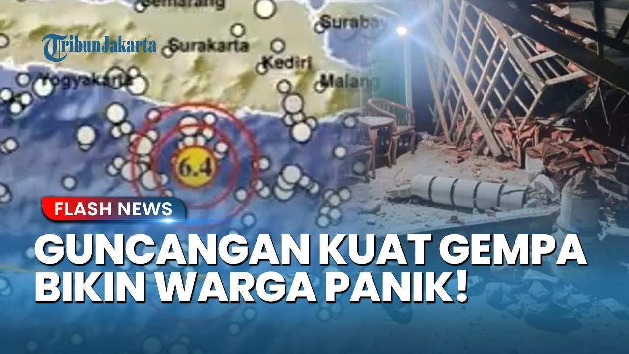 Gempa Pacitan Magnitudo 6,4 Terasa Kuat di Yogyakarta, Warga Panik Keluar Rumah