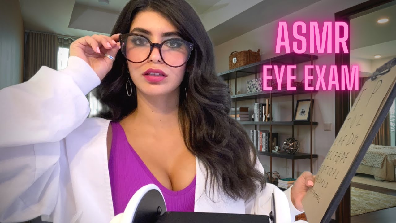 TIJN | ASMR Eye Doctor Check up Exam RP |  👁🔥👓