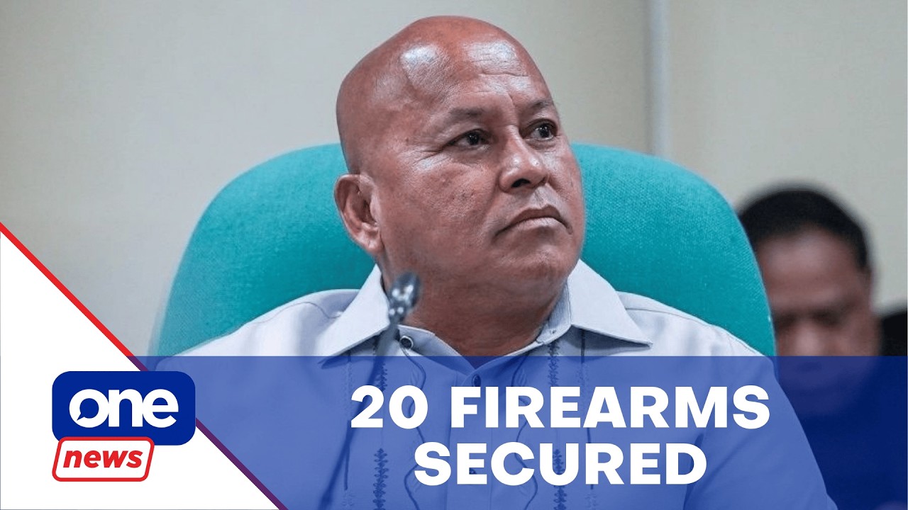 Sen. Bato&rsquo;s firearms turned over to PNP for safekeeping | One News Now