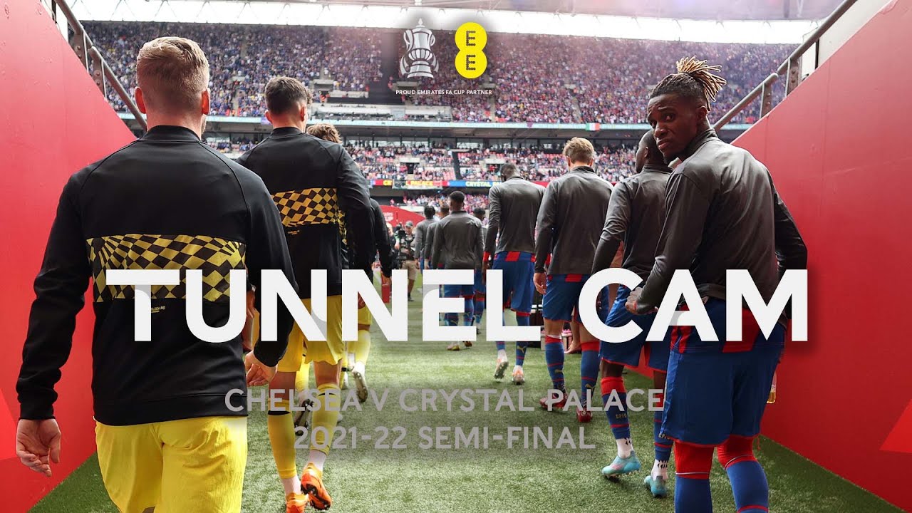 Tunnel Cam At Wembley As Chelsea Advance to Emirates FA Cup Final | Tunnel Cam | EE
