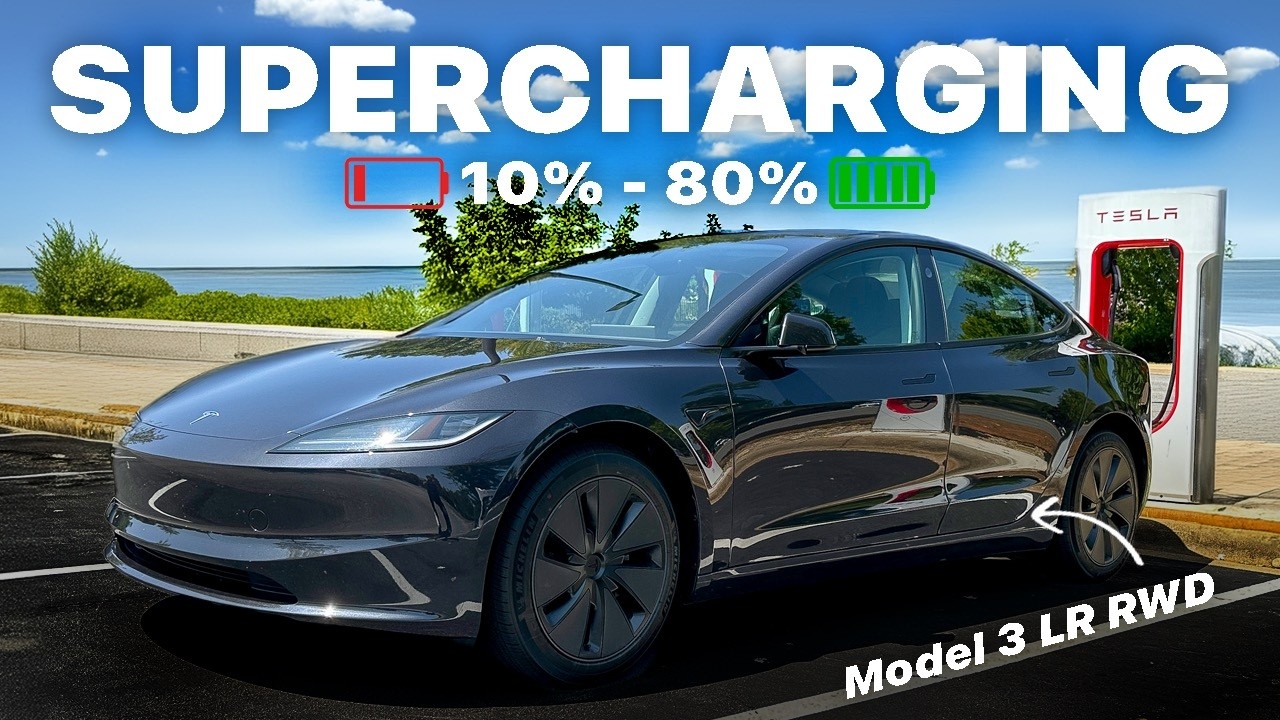 Наддув НОВОЙ Model 3 Long Range RWD | 10–80%