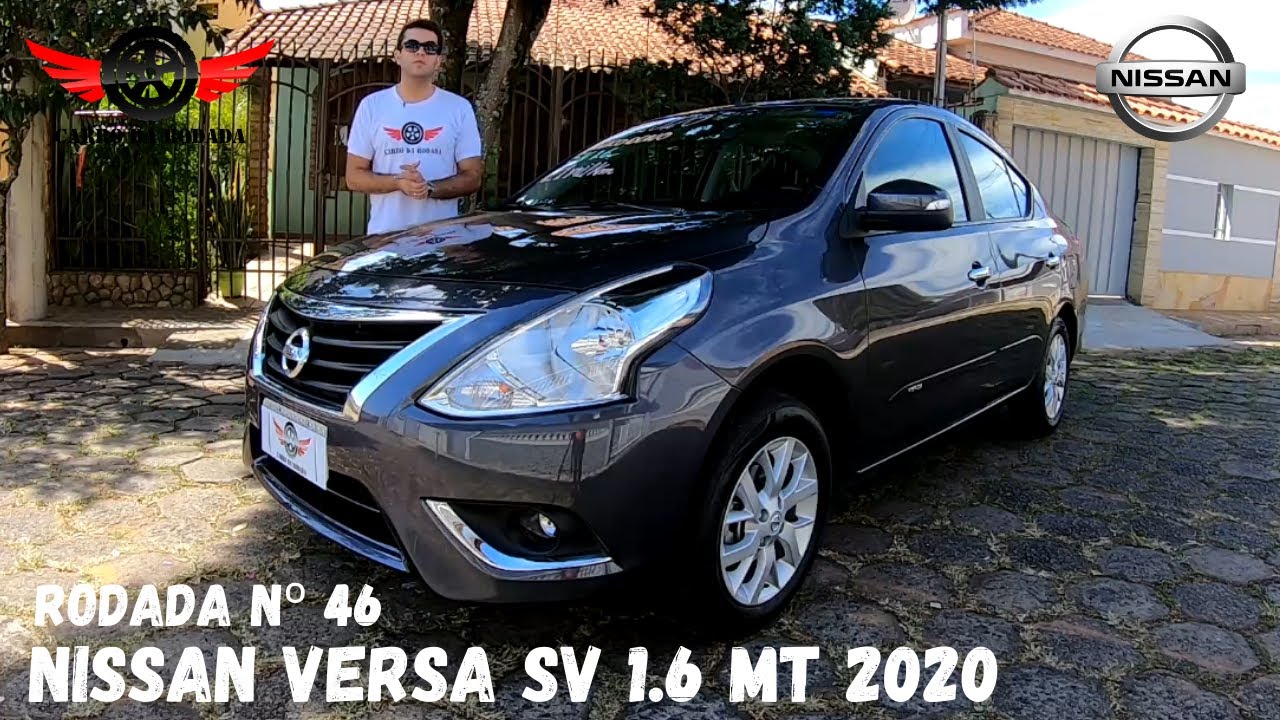 NISSAN VERSA SV Manual 2020 - Bonito não é, mas bebe pouco e tem muito espaço interno! - Rodada Nº46