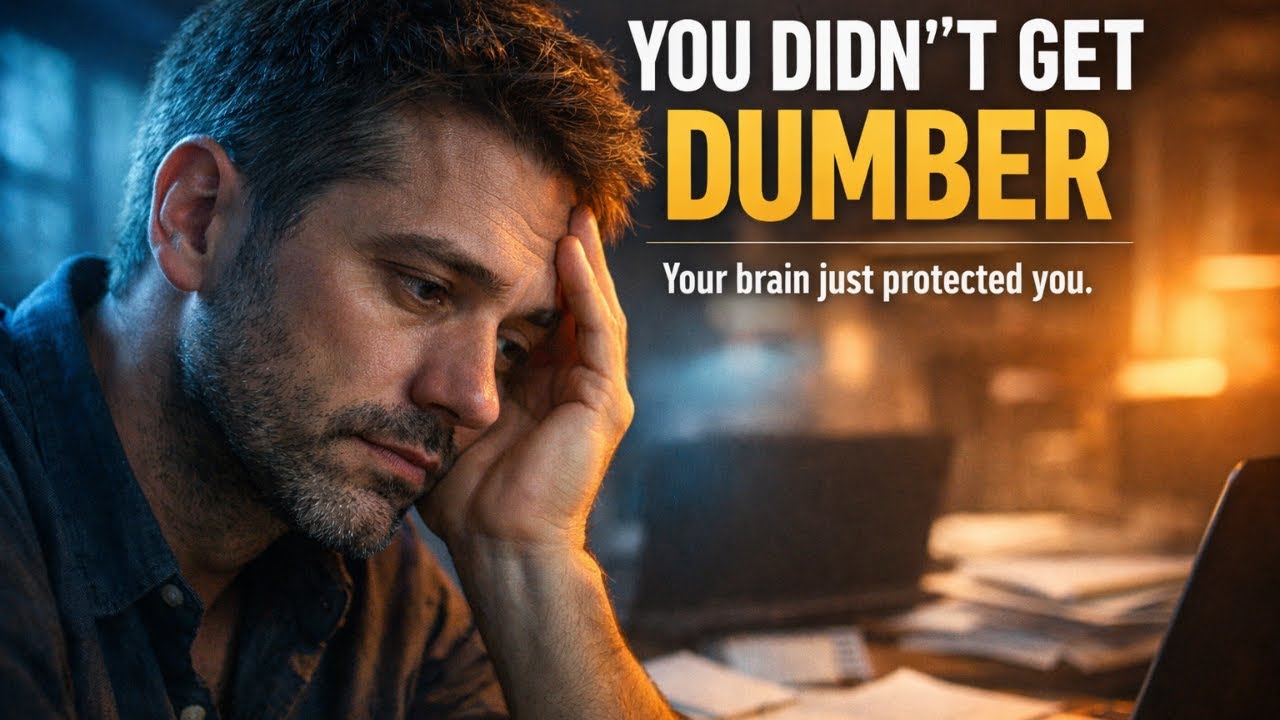 You didn’t become any less intelligent — your brain went into survival mode