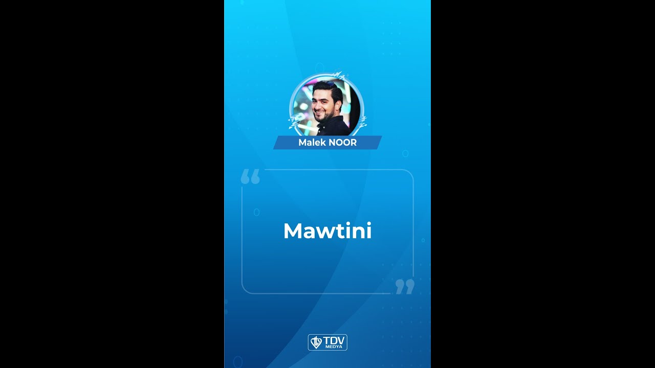 &ldquo;Mawtini&rdquo; | Sanat&ccedil;ı Malek Noorwtini&rdquo; | #Sanat&ccedil;ı #MalekNoor