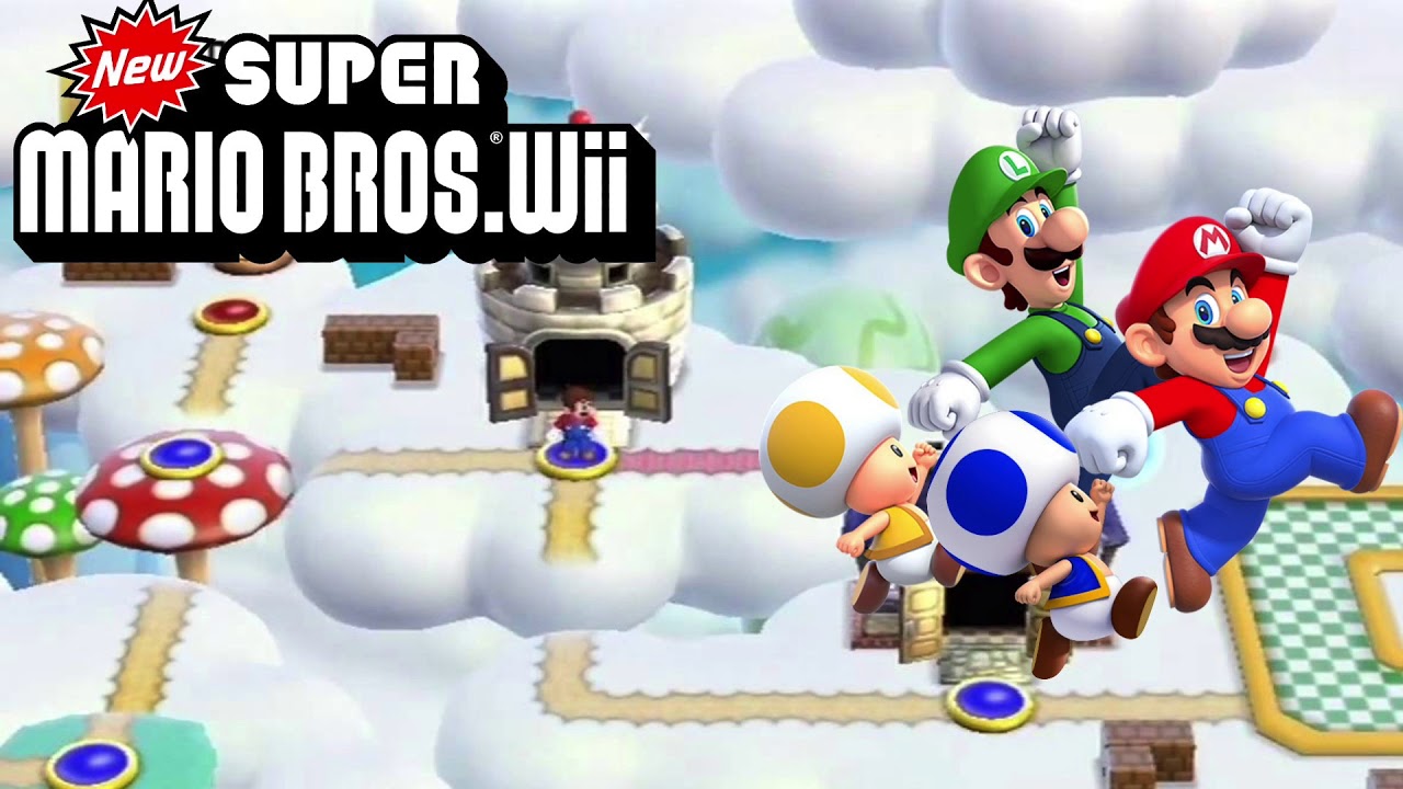 World 7 Map - New Super Mario Bros. Wii Slowed Down
