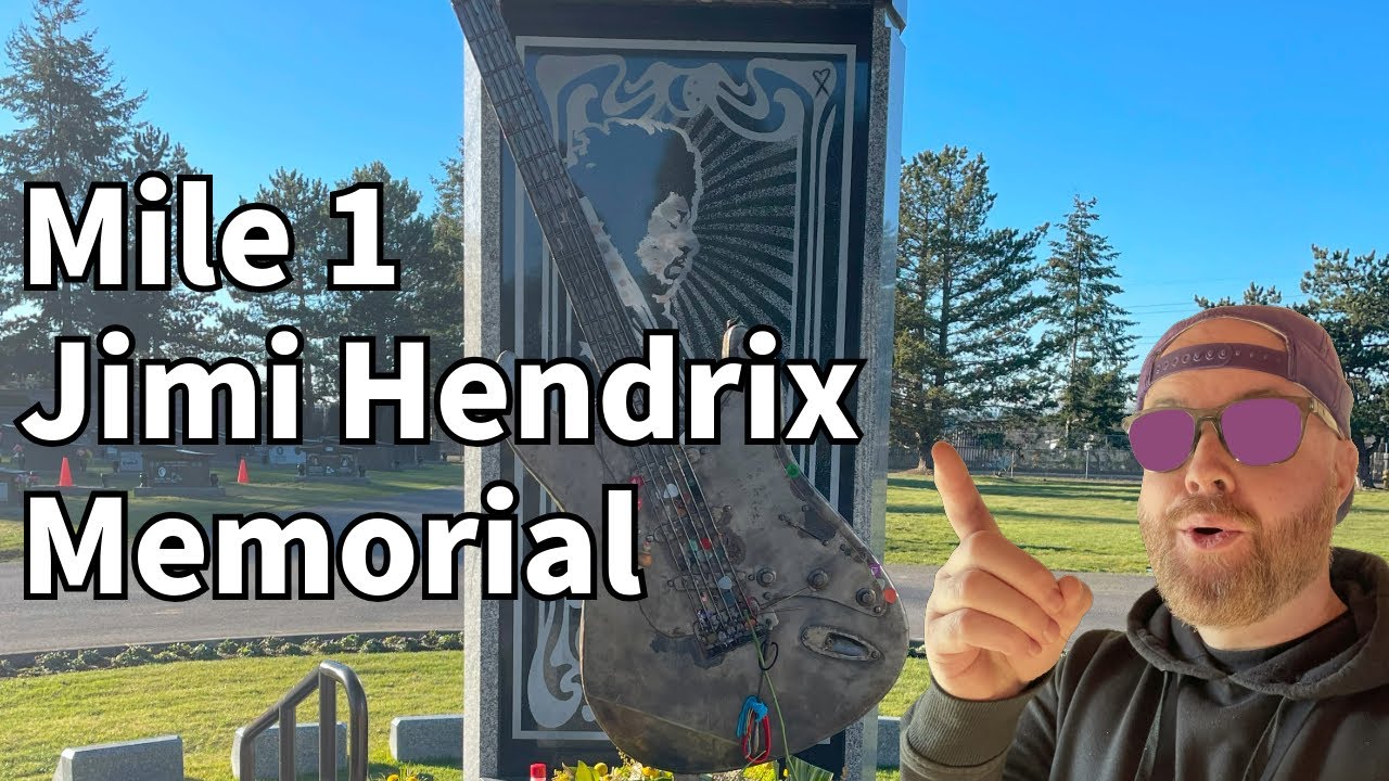 I walked a mile to find the Jimi Hendrix Memorial