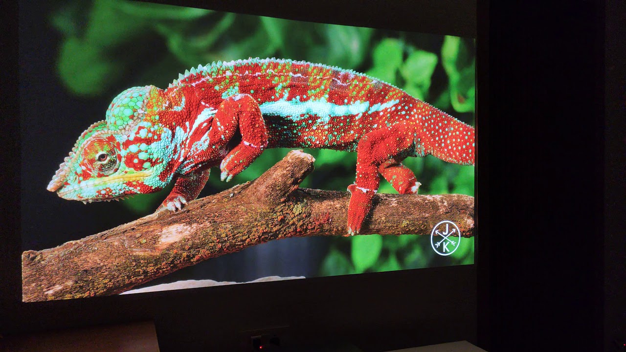 Xiaomi Mijia Laser Projector 1S 4K 2020 Using Apple TV HDR 4K