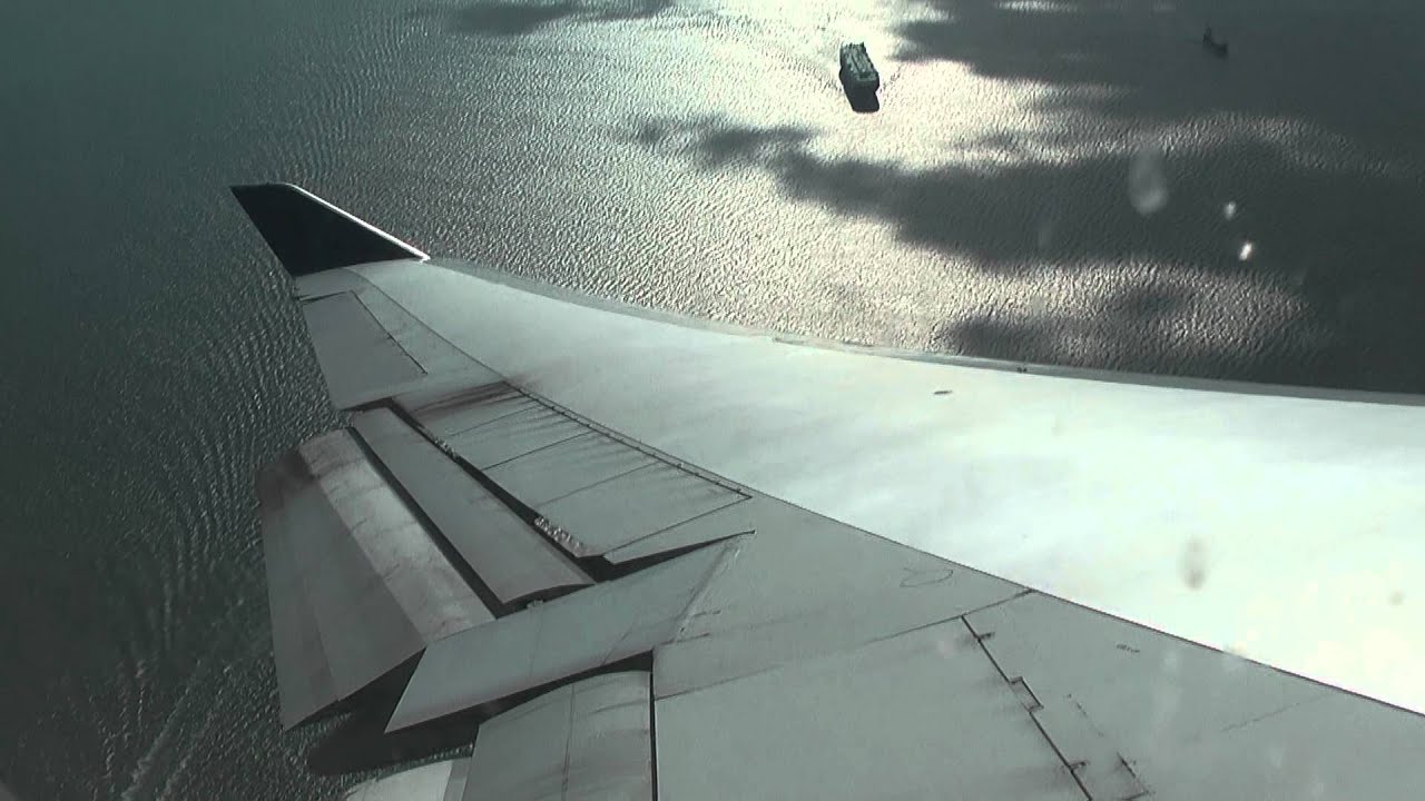 Delta 747-400 Take off Narita Japan to Detriot Michigan DTW metro airport in HD