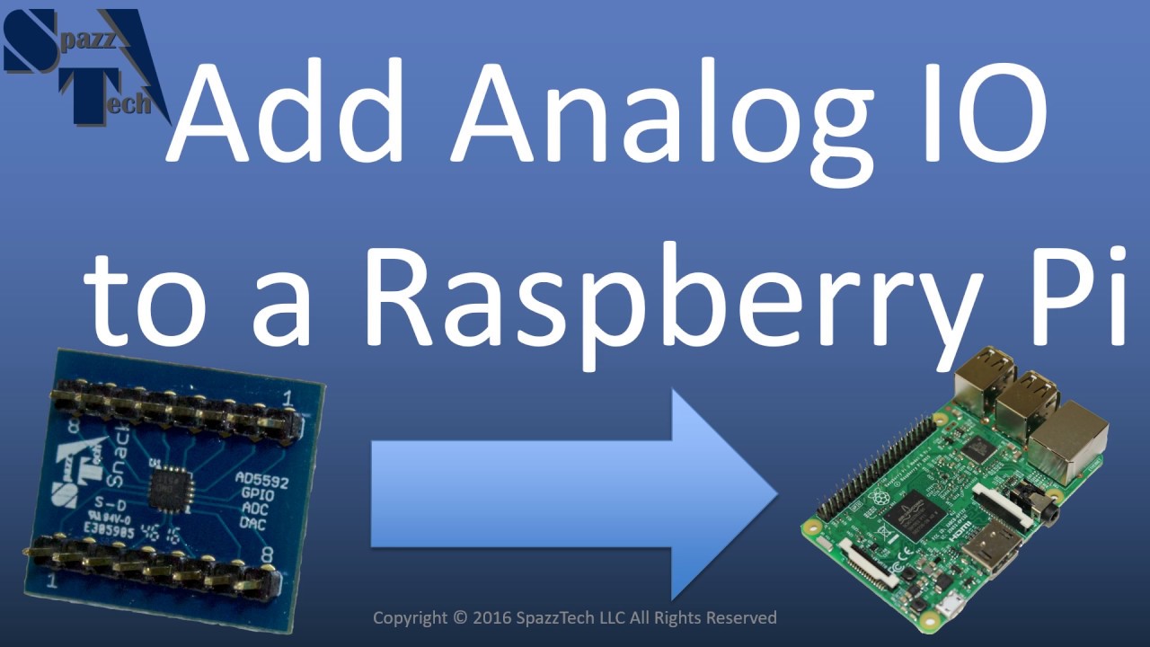 Add Analog IO to #RPi with SpazzTech AD5592 Snack Board