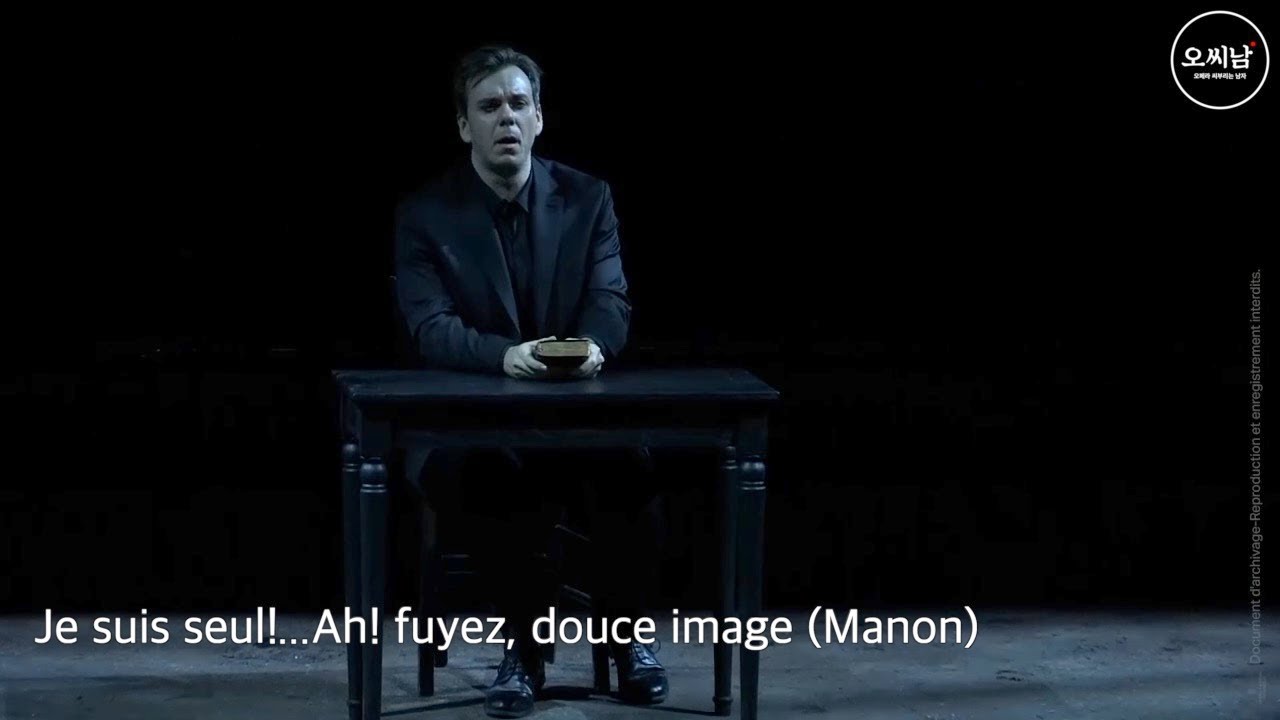 Benjamin Bernheim - Je suis seul!... Ah! fuyez, douce image (Manon) 2019