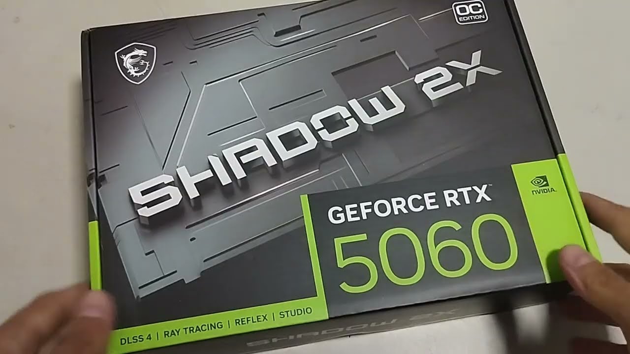 RTX 5060 shadow 2x unboxing