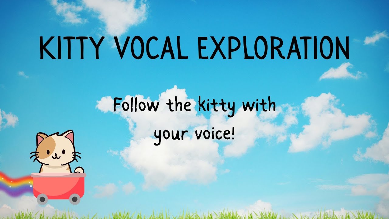 Kitty Vocal Exploration | Pitch Exploration | Elementary Music Warm Up