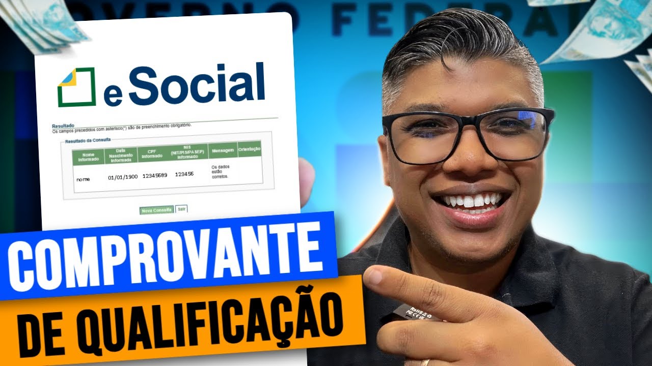 COMO EMITIR O COMPROVANTE DE QUALIFICA&Ccedil;&Atilde;O CADASTRAL DO eSOCIAL PASSO A PASSO!