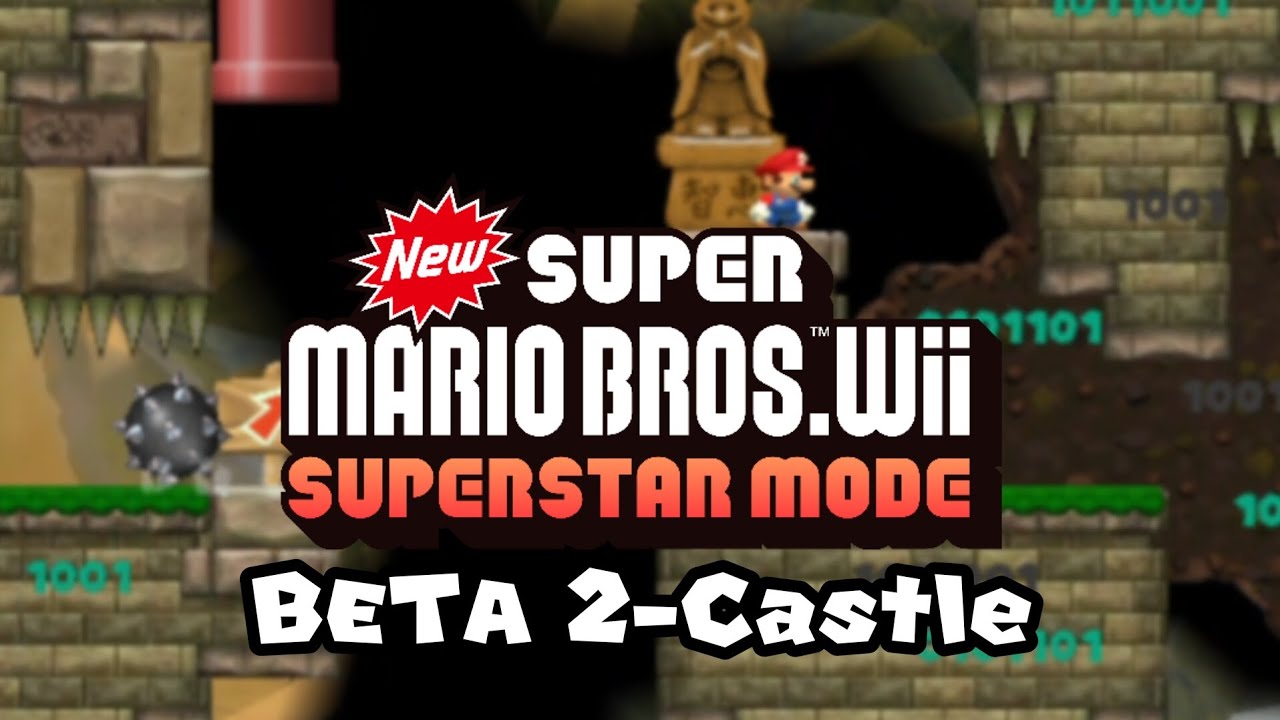 NSMBWii Superstar Mode: Beta 2-Castle