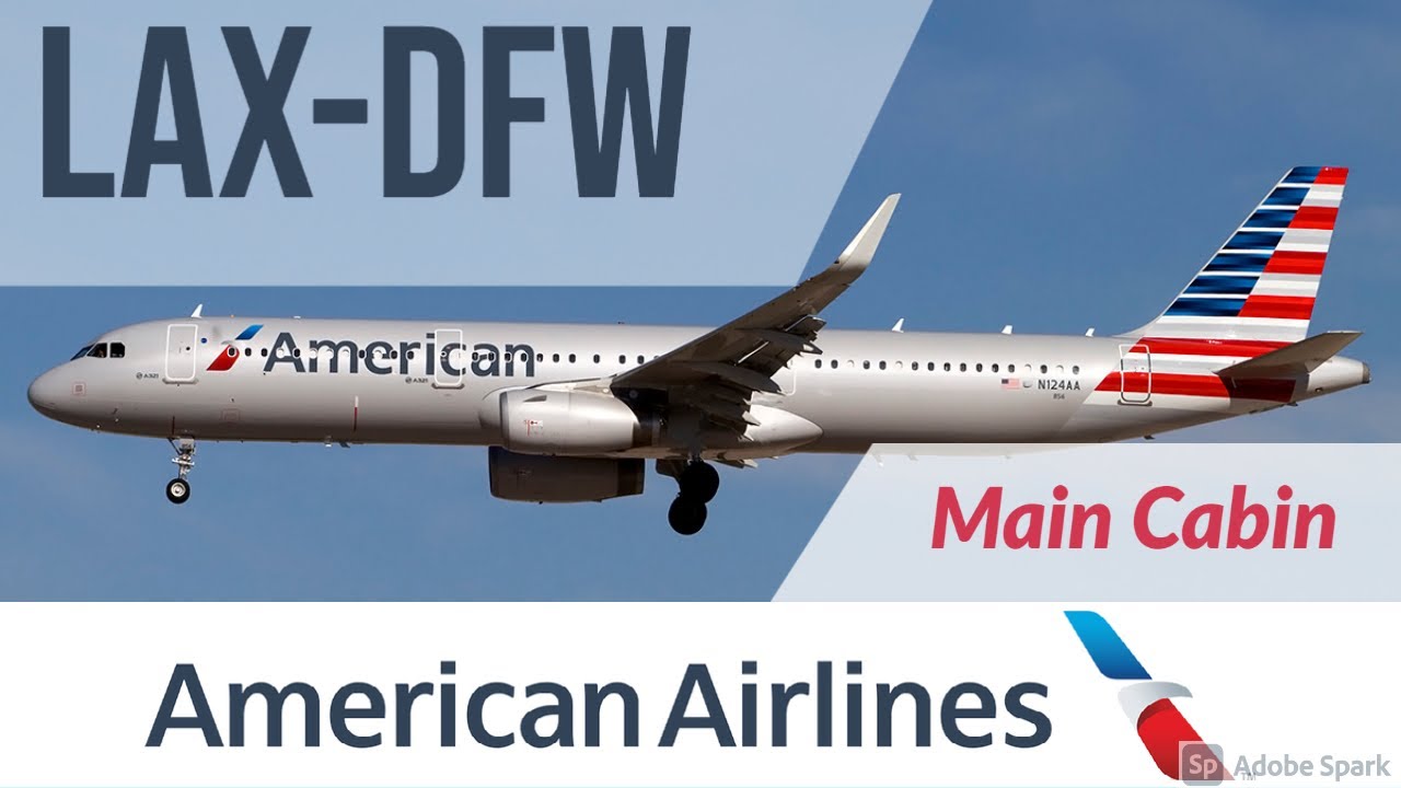 FLIGHT REPORT | Los Angeles to Dallas | American Airlines Main Cabin Airbus A321 | FlyWithMe!