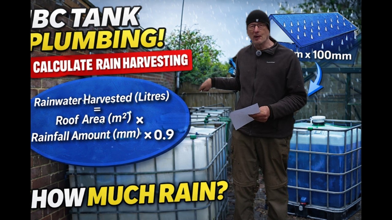 &ldquo;How Much Rain Can Your Roof REALLY Collect? (IBC Tank Setup)&rdquo;