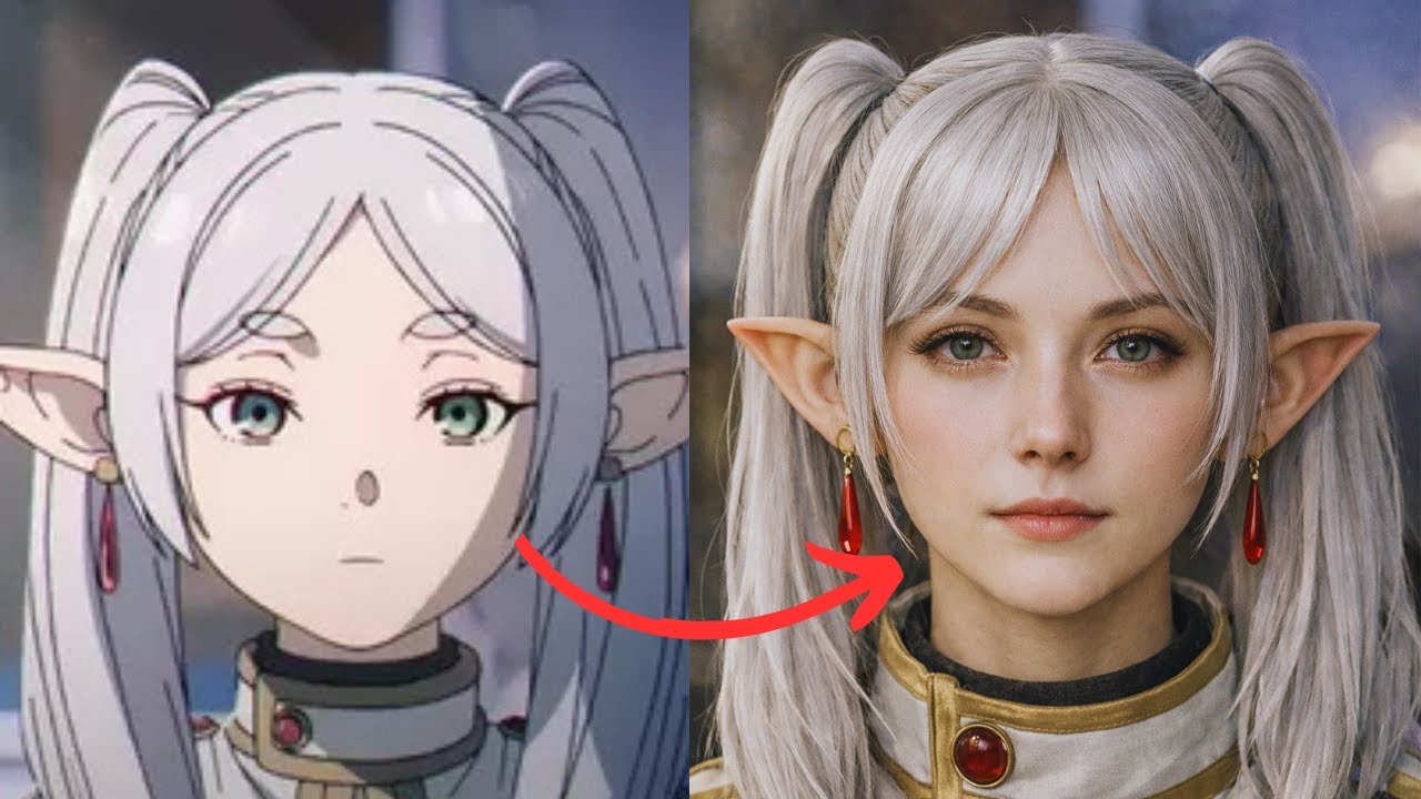 What If Frieren Characters Were Real? | AI Before & After