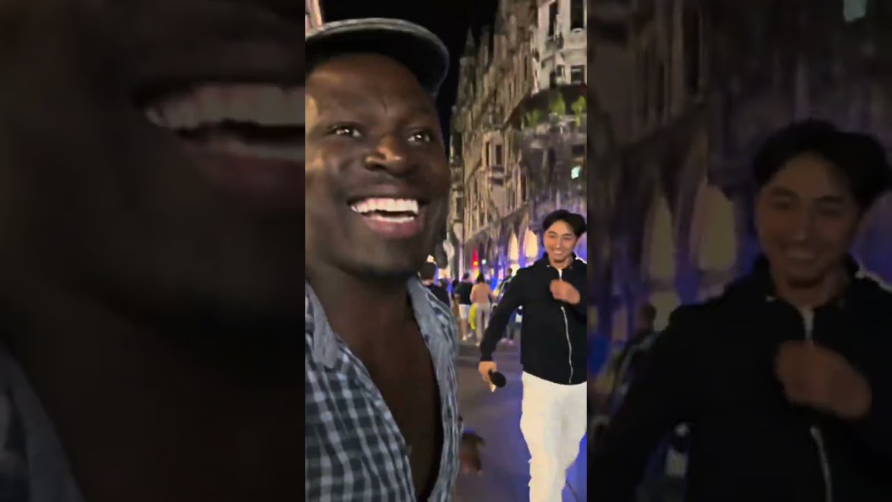 Napi giving problems in streets of Madrid Spain🇪🇸 African comedy