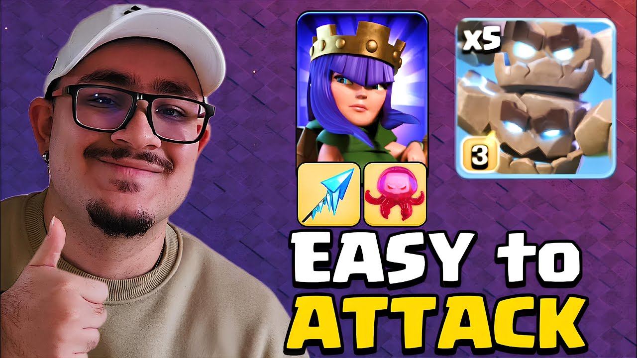 Queen Charge + Meteor Golem is Safe & Consistent Legends League Strategy (Clash of Clans)