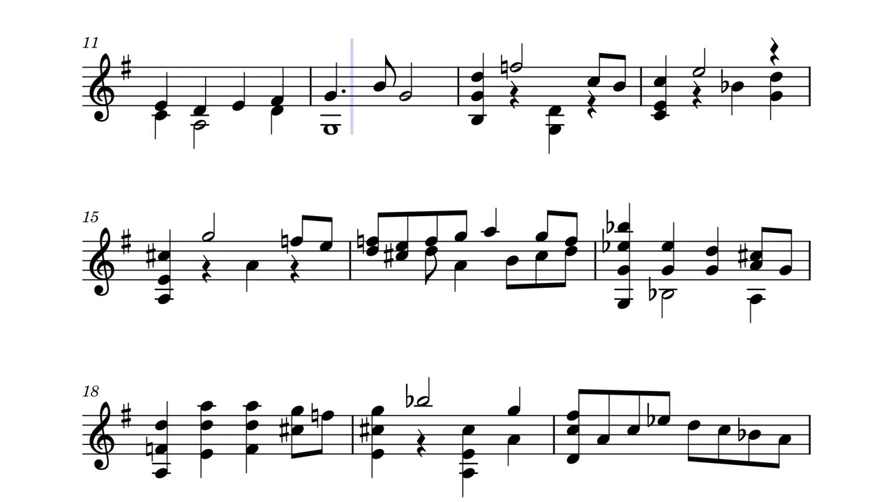 Cool fugue
