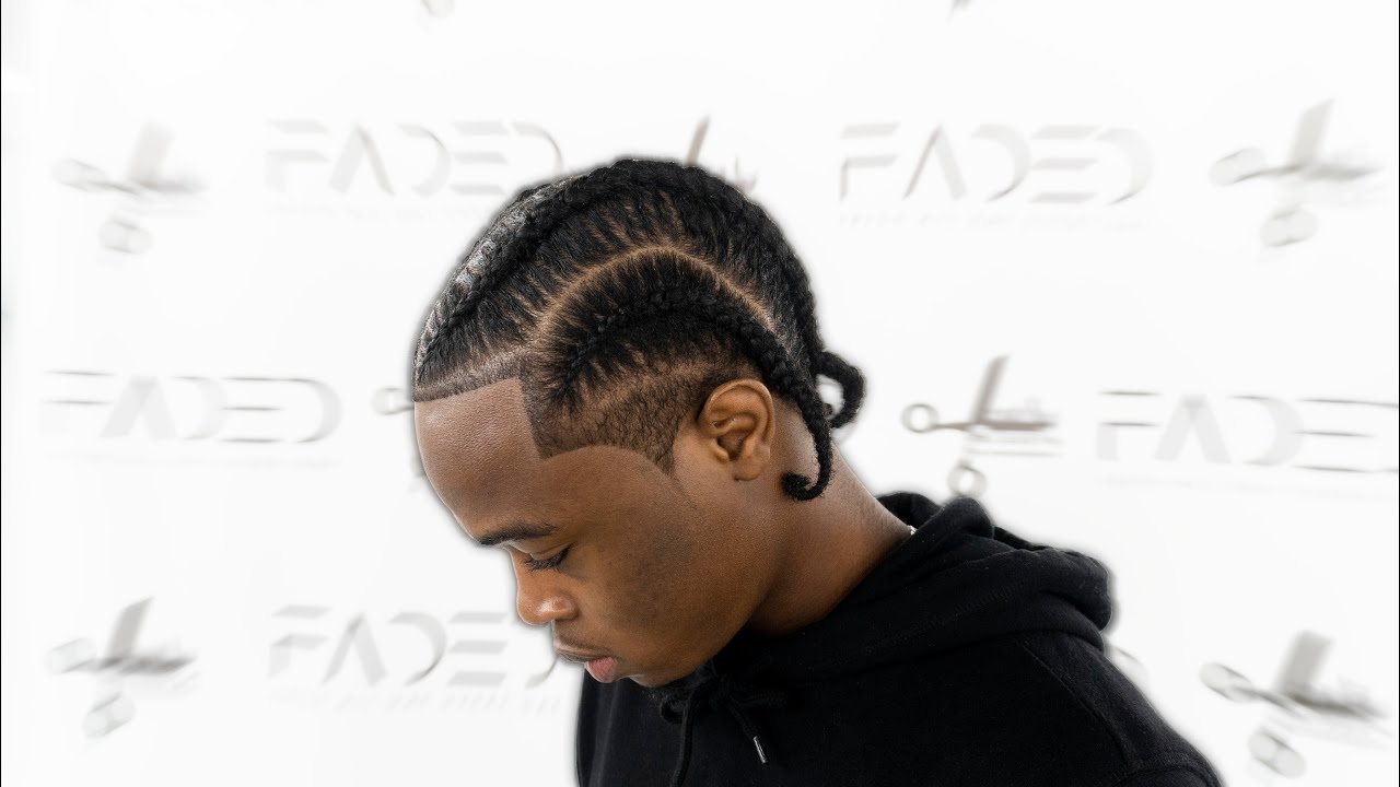 Curls to Braids Haircut Transformation | Men's 4B/4C Hair Care | Black Haircuts 2020