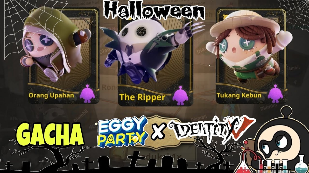 GACHA SKIN BARU EGGY PARTY x IDENTITY V, CUMA 300egg coin UDAH DAPET SKIN NYA - EGGY PARTY INDONESIA