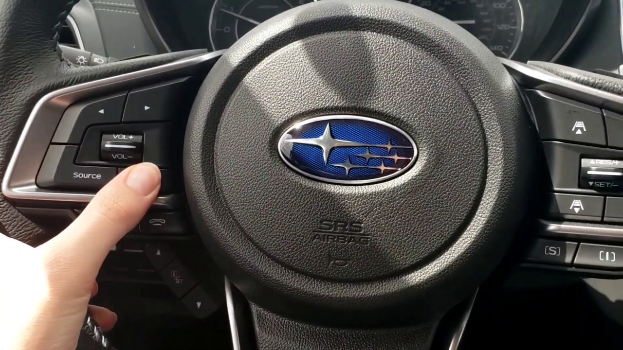 INFO Button on a Subaru