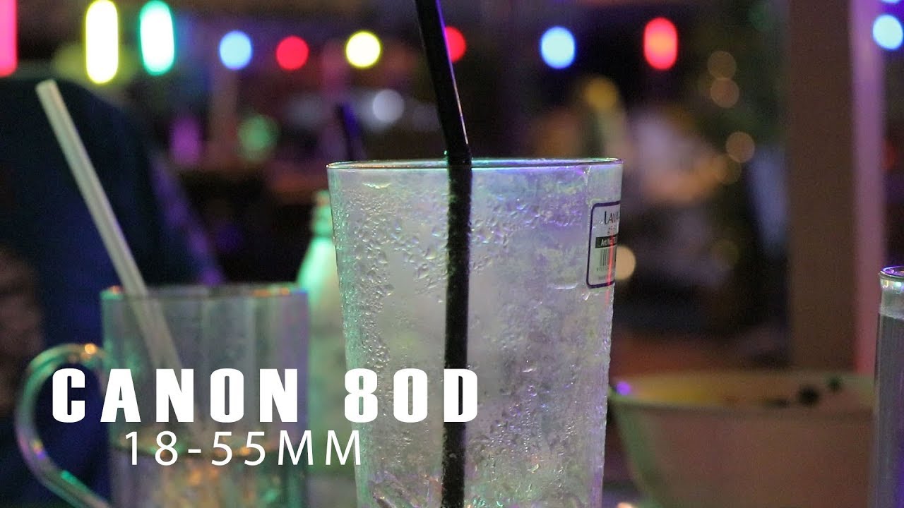canon 80d 18-55mm video test