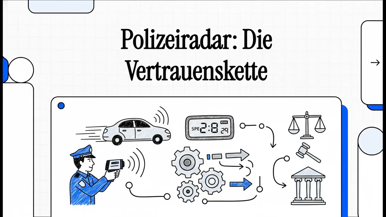 Wie funktioniert ein Polizeiradar?