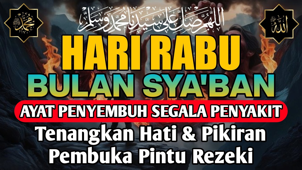 BULAN SYA'BAN , DOA PENYEMBUH SEGALA PENYAKIT, INSYAALLAH SAKIT DITUBUHMU SEMBUH