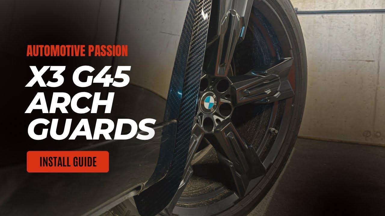 BMW X3 G45 ARCH GUARD/MUD FLAPS INSTALL GUIDE | Automotive Passion