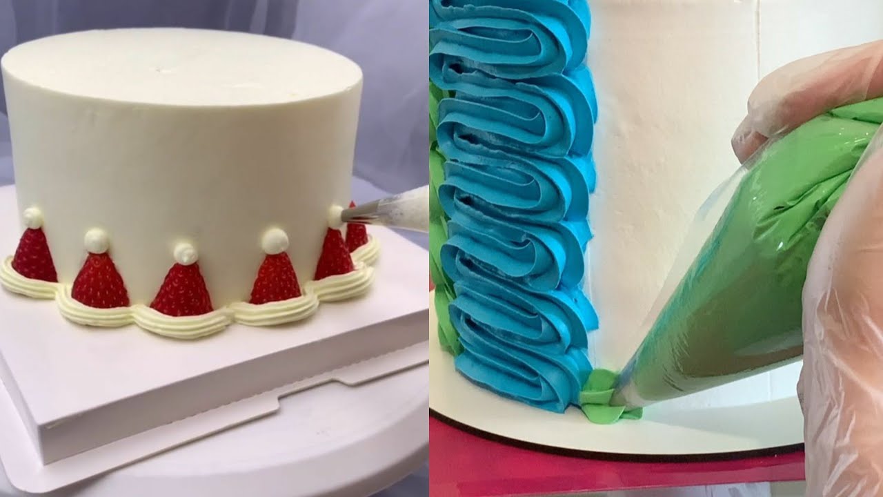 Торты|| Топ 16 лучших новогодних идей украшение тортов||Top 16 Best New Year Cake Decorating Ideas||