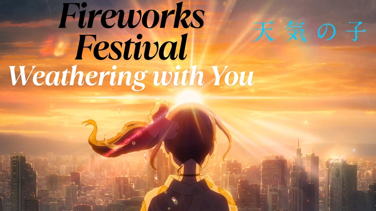 Weathering with You (Tenki no ko) | Fireworks Festival (花火大会) |  | Piano Cover | 1 Hour
