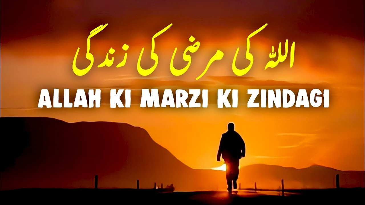 ALLAH Ki Marzi ki Zindagi | Beautiful Spiritual Quotes | Listen the Islam Q.K 
