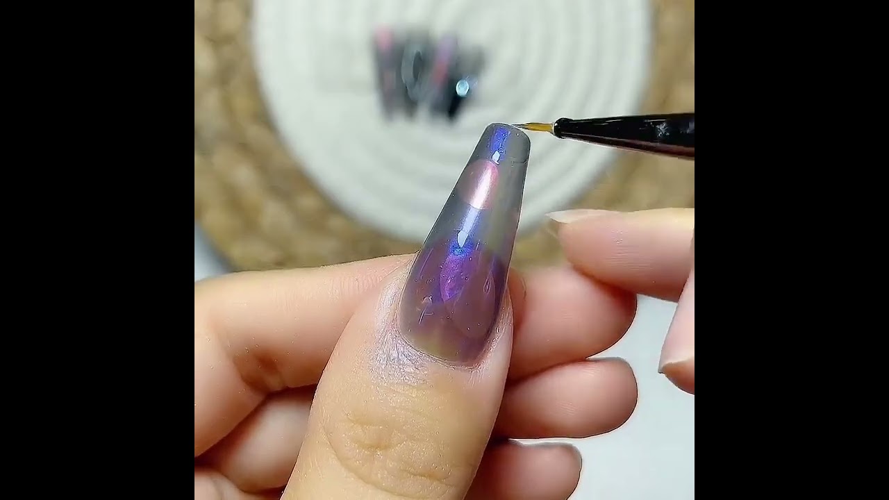 Aurora powder nail art gel polish paint gel nail polish