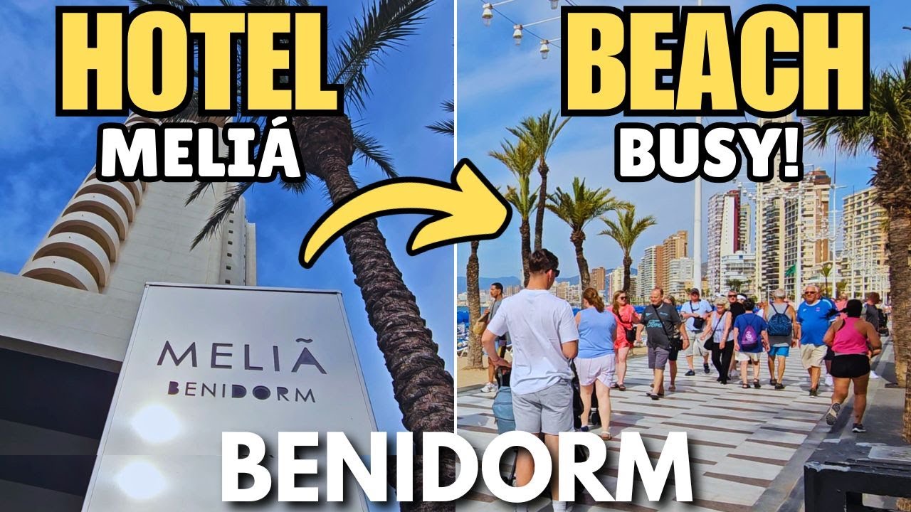 Av. Dr. Severo Ochoa Benidorm - Hotel Meliá → Straight to Levante Beach! 🏖️