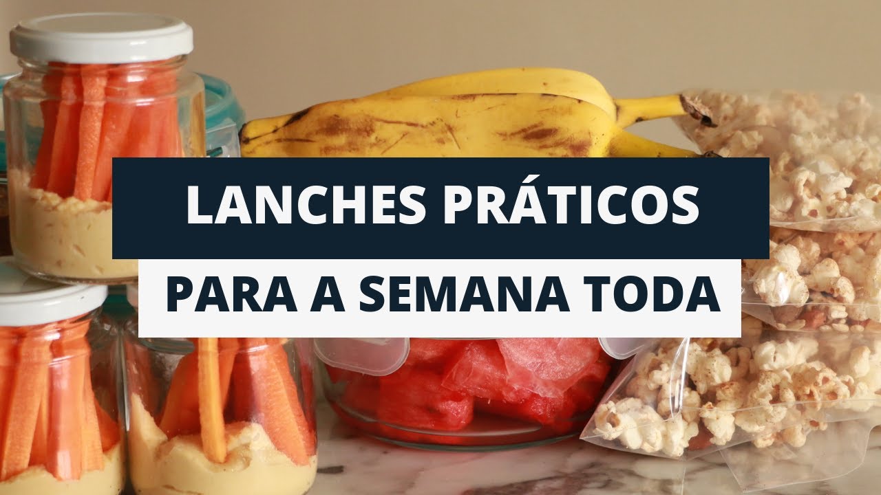LANCHES PARA A SEMANA TODA EM MENOS DE 30 MINUTOS | Marmitas da Semana | MARINA MORAIS