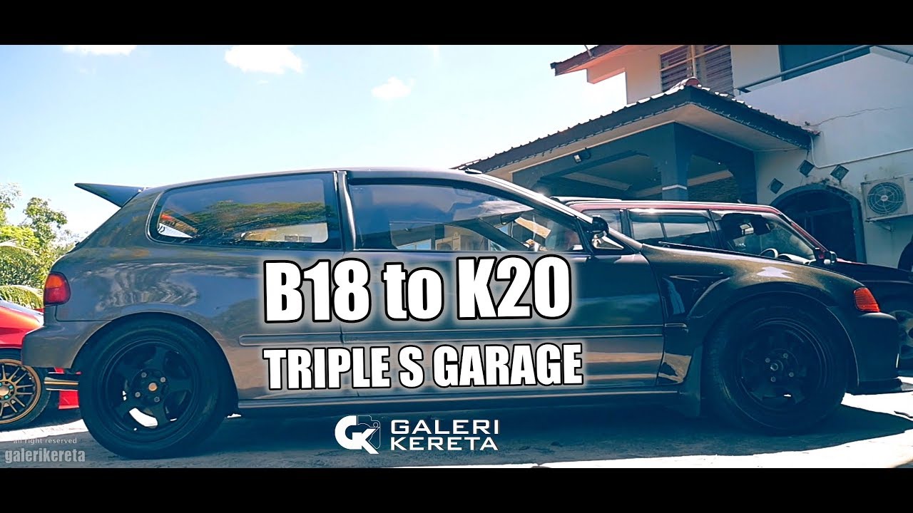 Civic EG6 Dolphin K Swap K20 by Triple S Garage